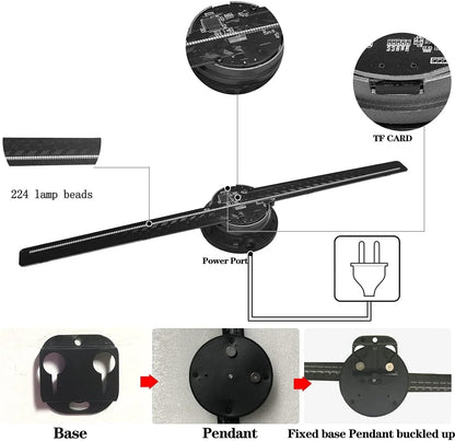 ChristmasMagic™ 3D Hologram Fan