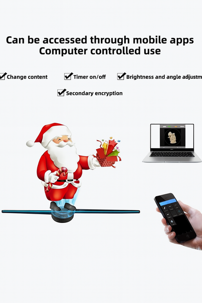 ChristmasMagic™ 3D Hologram Fan