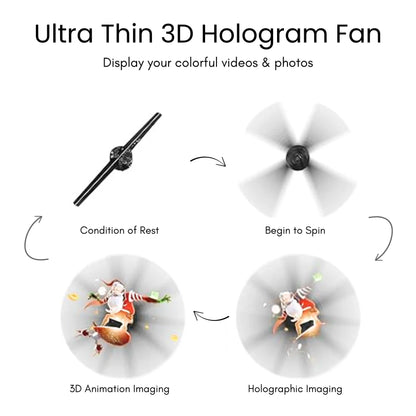 ChristmasMagic™ 3D Hologram Fan
